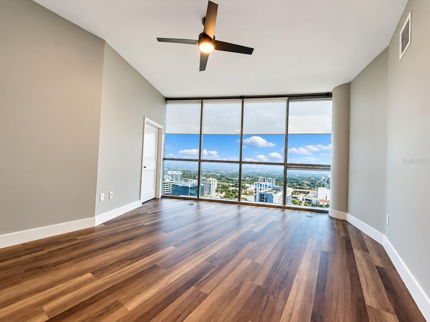 Primary bedroom in Aspire penthouse